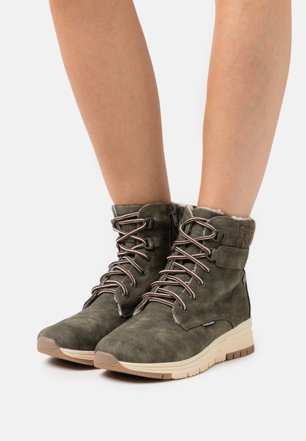 Bottines à Lacets Gabor Rose Foncé