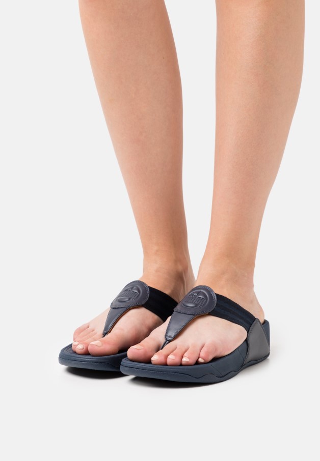 Sandales Noires à Barre En T Gabor