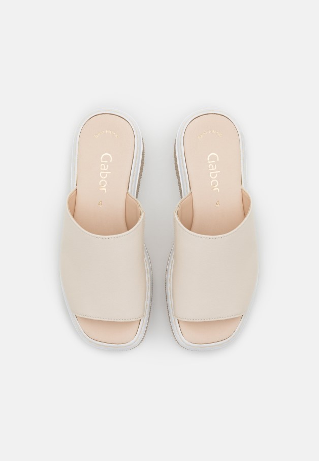 Panna Gabor Mules à Talon