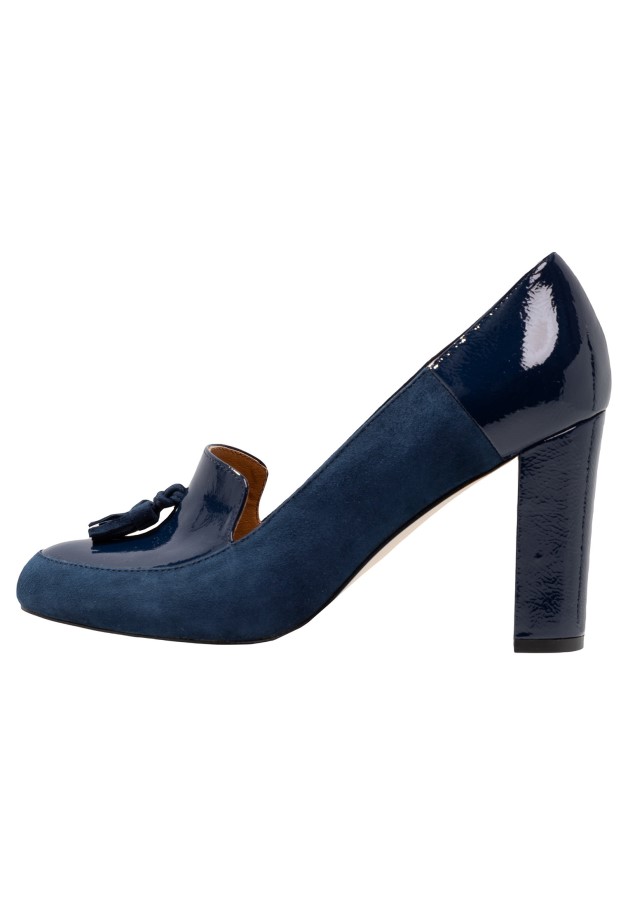 Gabor Cuir Bleu Foncé - Talons Classiques