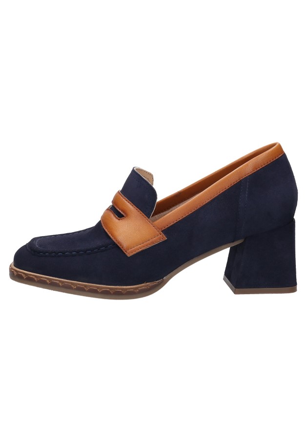Gabor Cuir Bleu Foncé - Talons Classiques