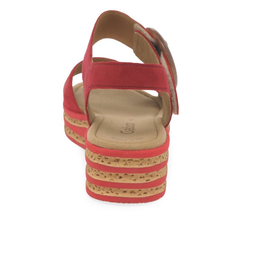 Andre Sandales Femme Gabor Rubin Daim