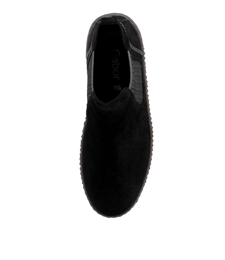 Anges Gabor Daim Gris Schwarz