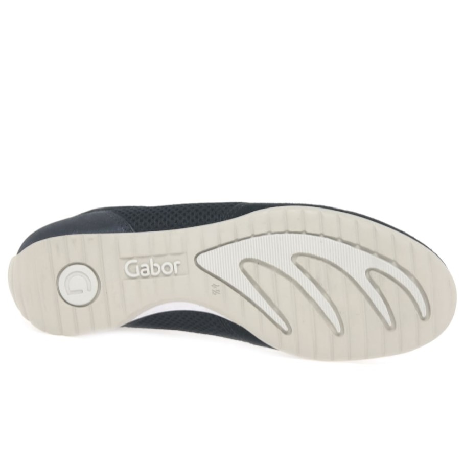 Atlantic Suède/mesh Gabor Brunello Baskets De Sport Décontractées Pour Femmes