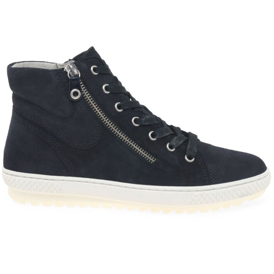 Daim Atlantique/métallisé Gabor Bulner Bottines Décontractées Pour Femmes