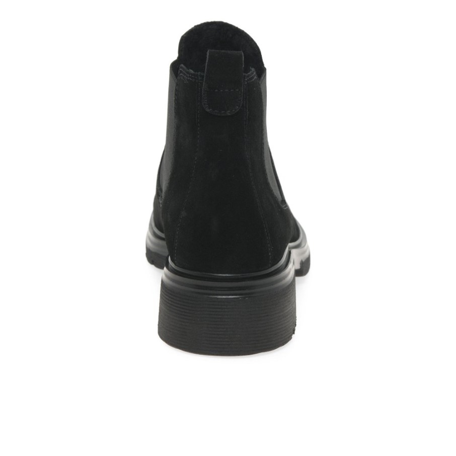 Babel Bottines Chelsea Femme Daim Noir Gabor