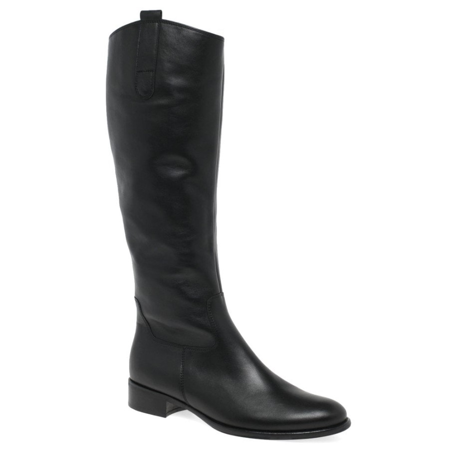 Brook M Bottes Longues Mi-mollet Femme Noir Gabor
