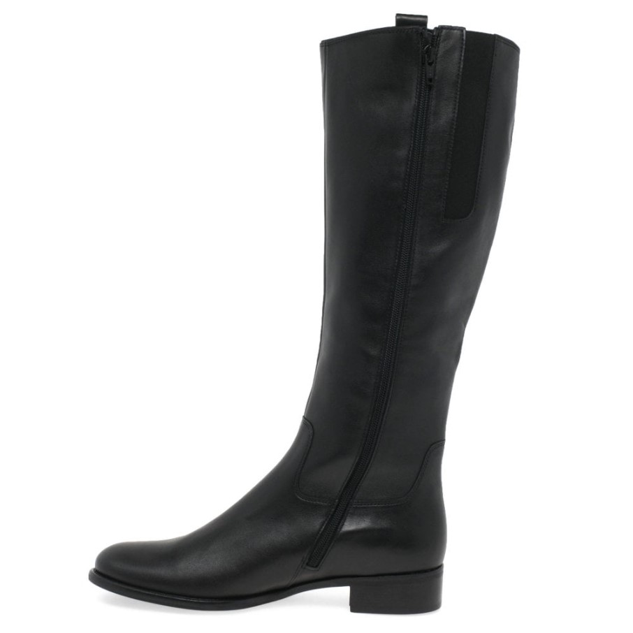 Brook M Bottes Longues Mi-mollet Femme Noir Gabor