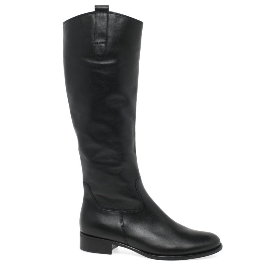 Brook M Bottes Longues Mi-mollet Femme Noir Gabor