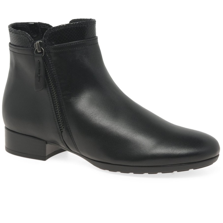 Bottines Femme Gabor Briano Noir/cobra