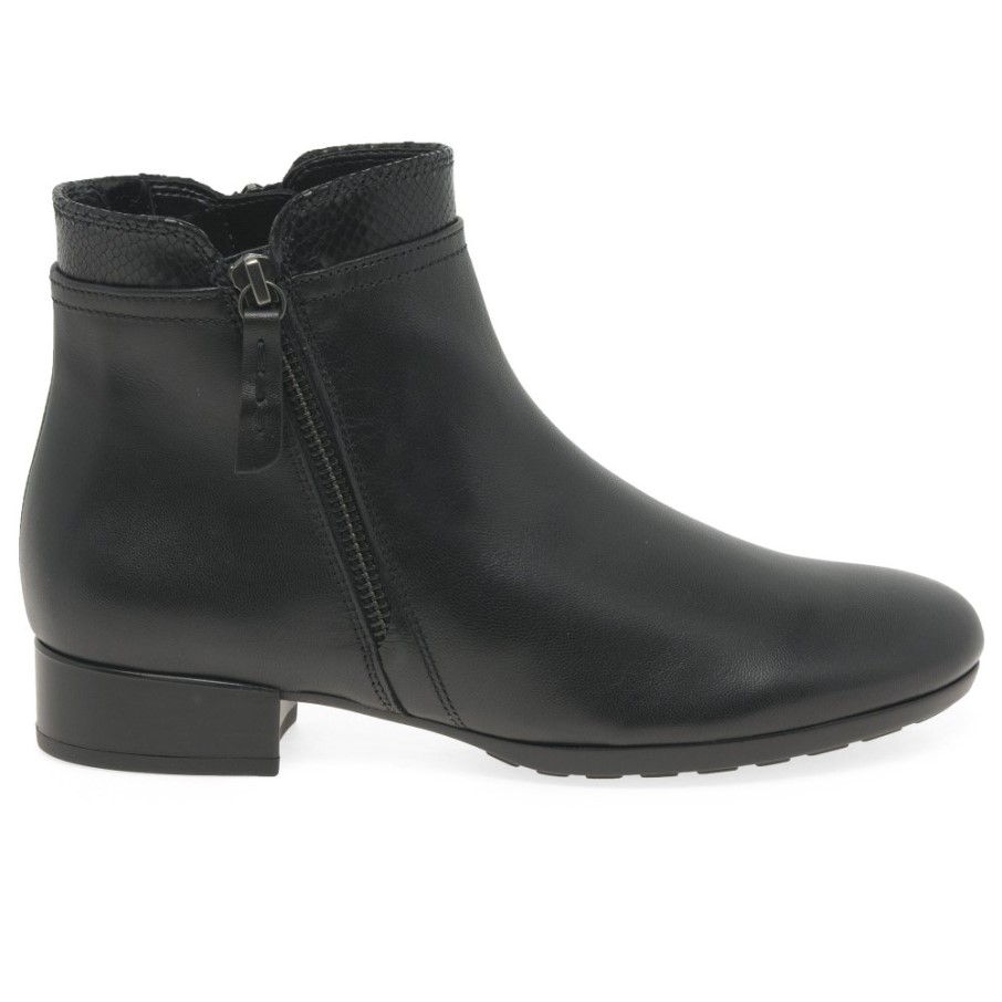 Bottines Femme Gabor Briano Noir/cobra