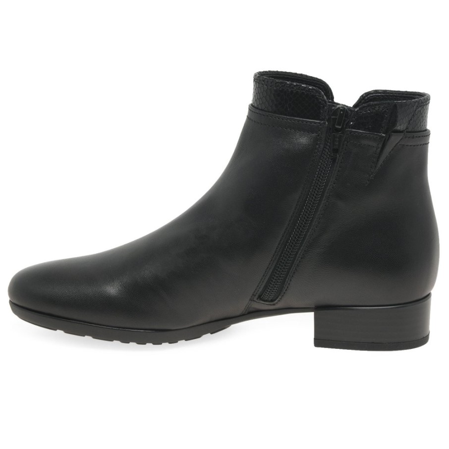 Bottines Femme Gabor Briano Noir/cobra