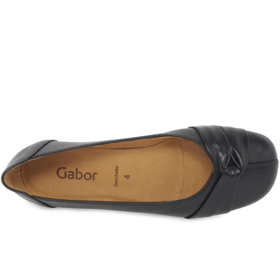 Ballerines Gabor Frost Noires Pour Femmes