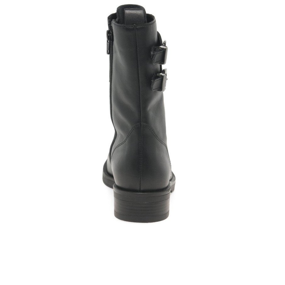 Bottes Motardes Femme Hind Noir Gabor