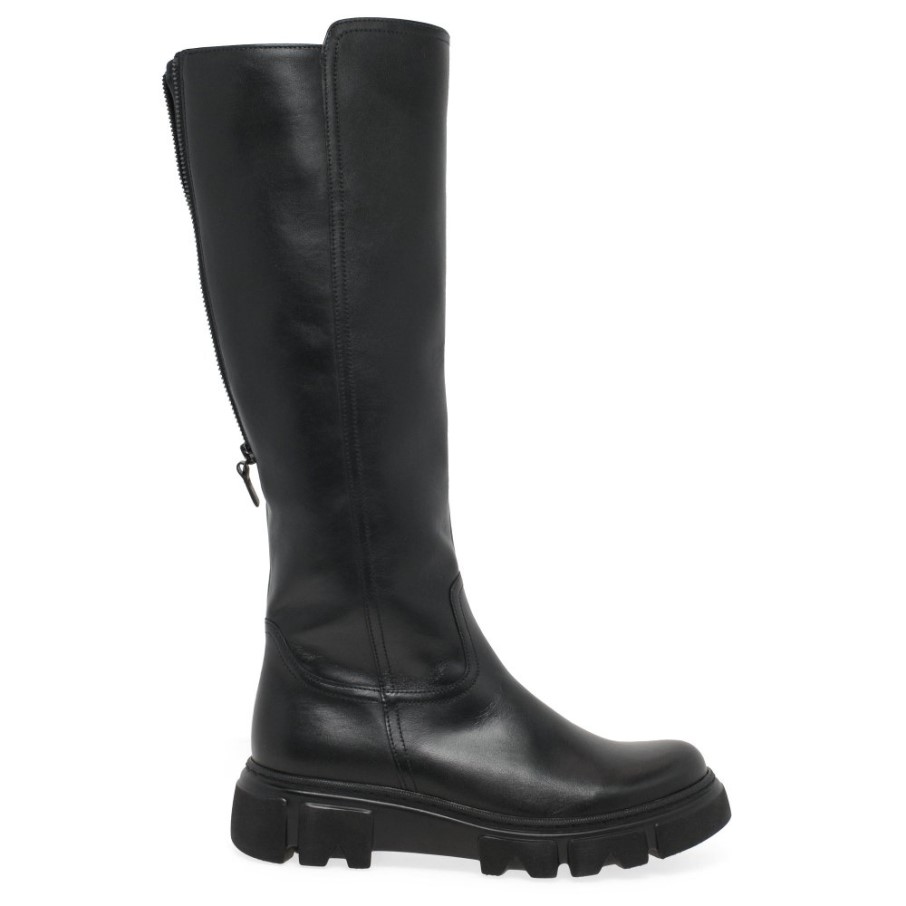 Bottes Longues Femme Juan Noir Gabor