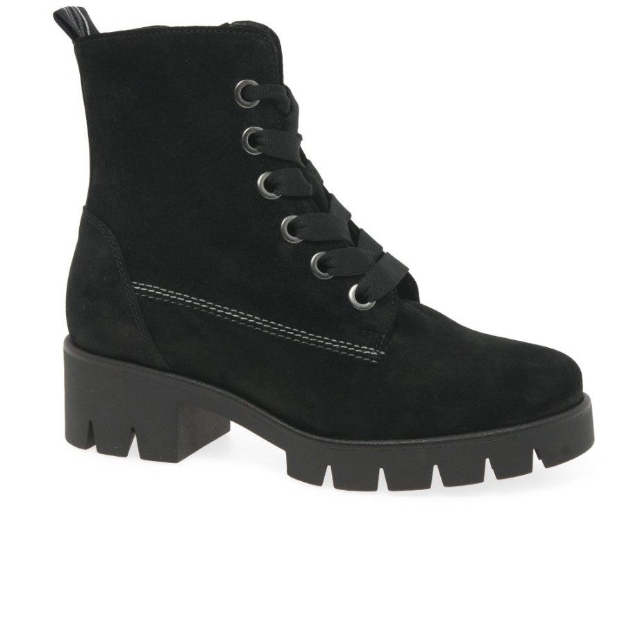 Bottines Femme Daim Noir Gabor Baccara