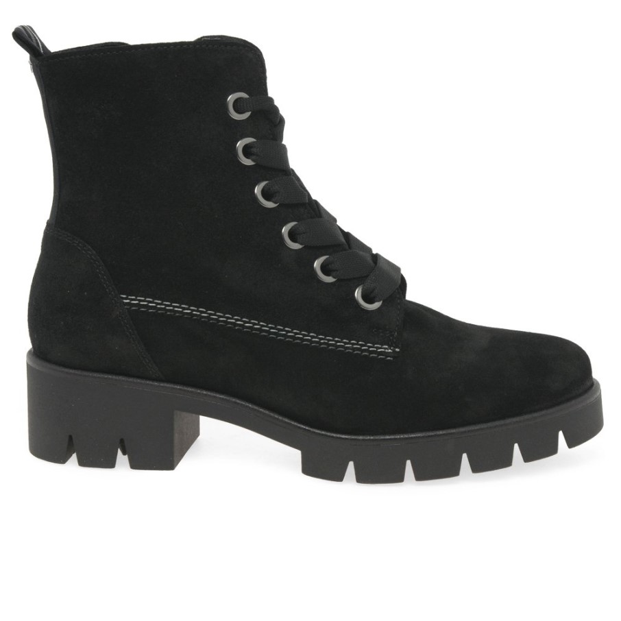 Bottines Femme Daim Noir Gabor Baccara