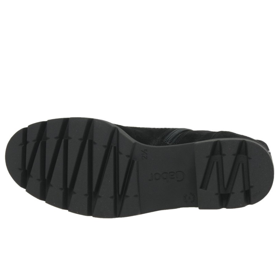 Bottines Femme Daim Noir Gabor Baccara