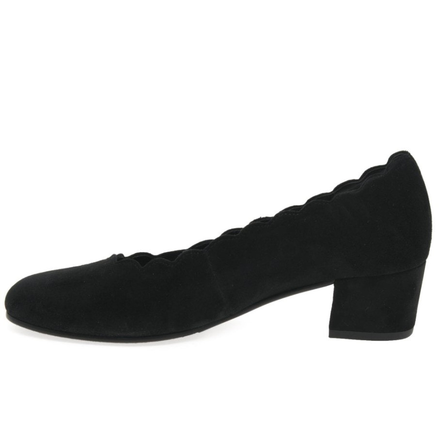 Escarpins Femme Daim Noir Gabor Gigi