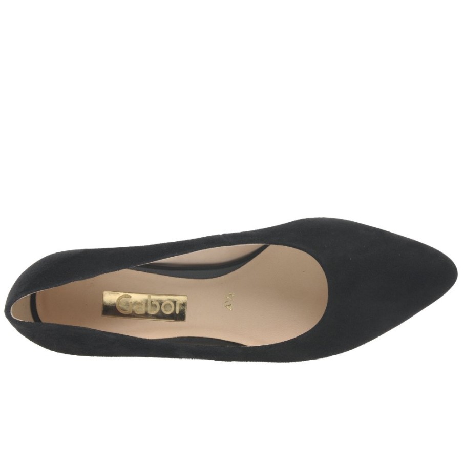 Escarpins Gabor Kayo En Daim Noir Pour Femme