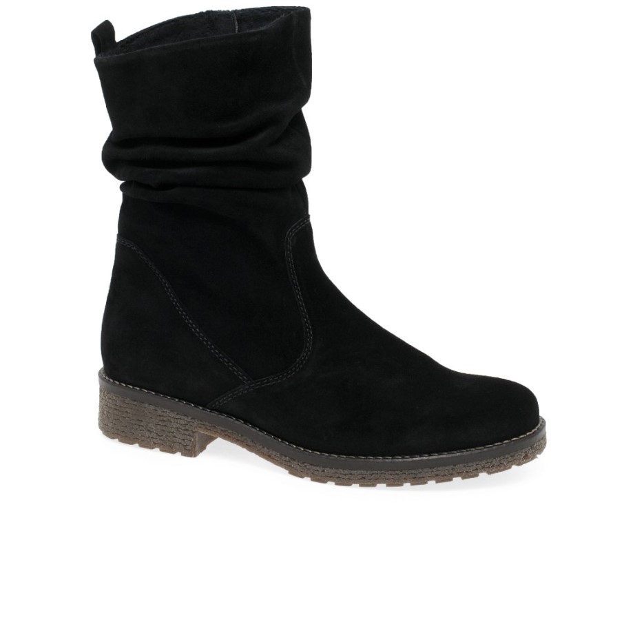 Bottines Femme Gabor Mya Daim Noir