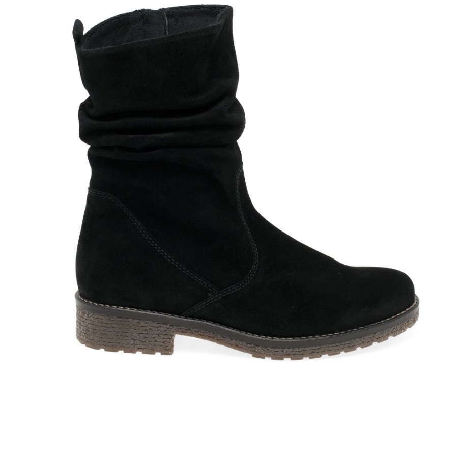 Bottines Femme Gabor Mya Daim Noir