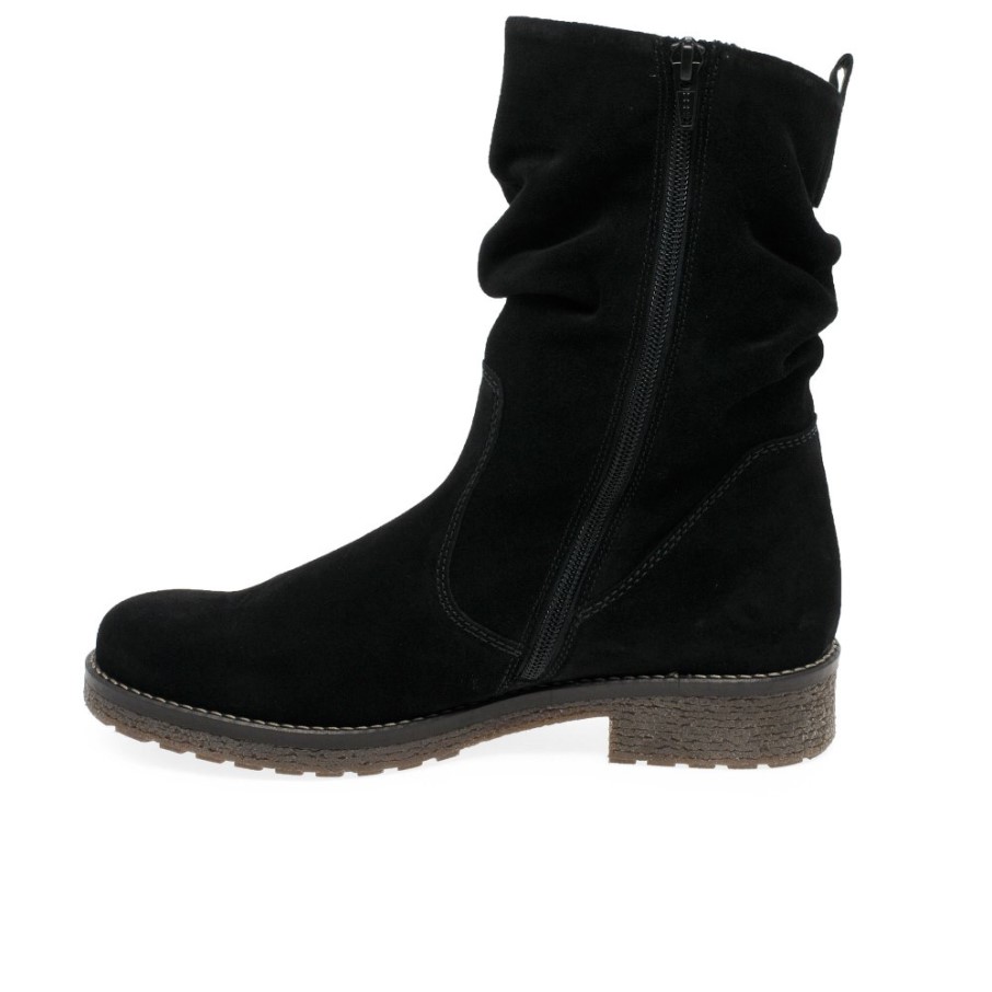Bottines Femme Gabor Mya Daim Noir