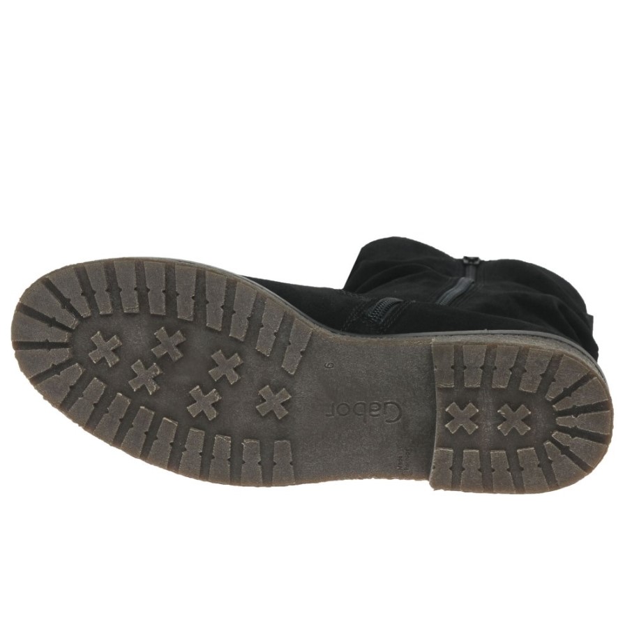 Bottines Femme Gabor Mya Daim Noir