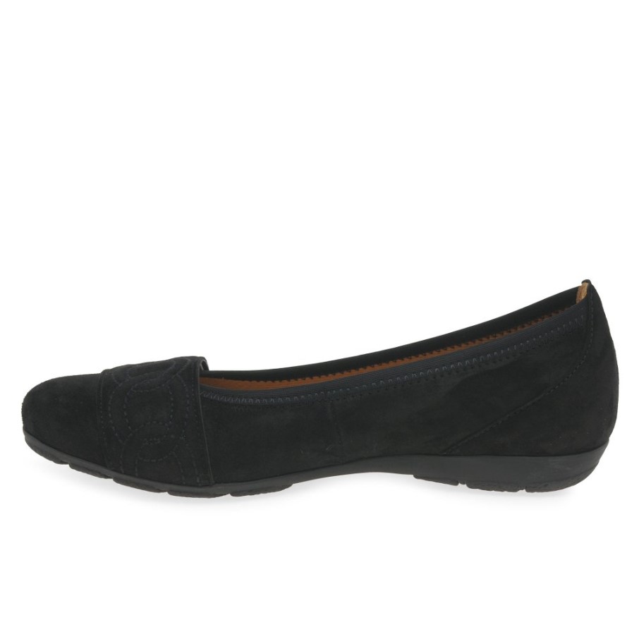 Ressemblance Daim Noir Dames Chaussures Gabor