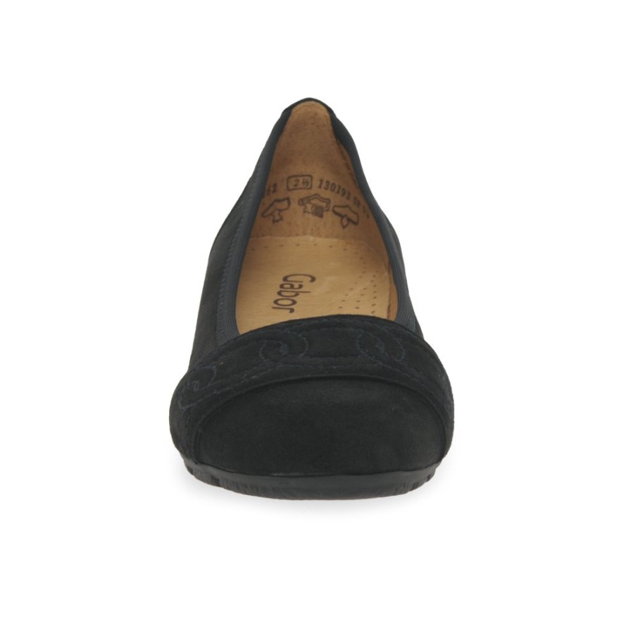 Ressemblance Daim Noir Dames Chaussures Gabor