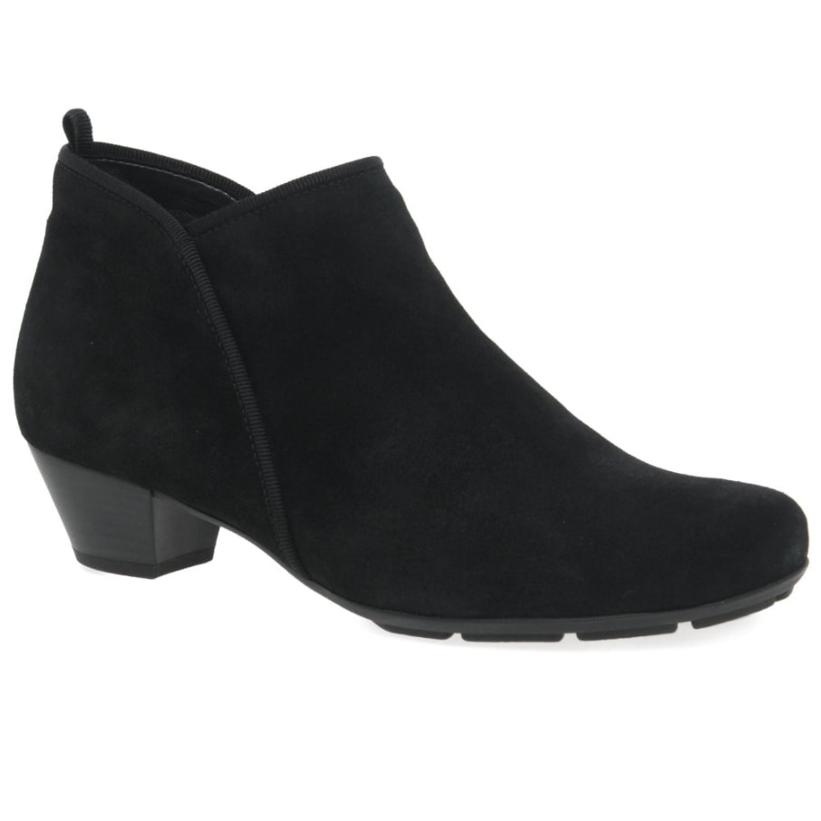 Bottines Femme Trudy En Daim Noir Gabor