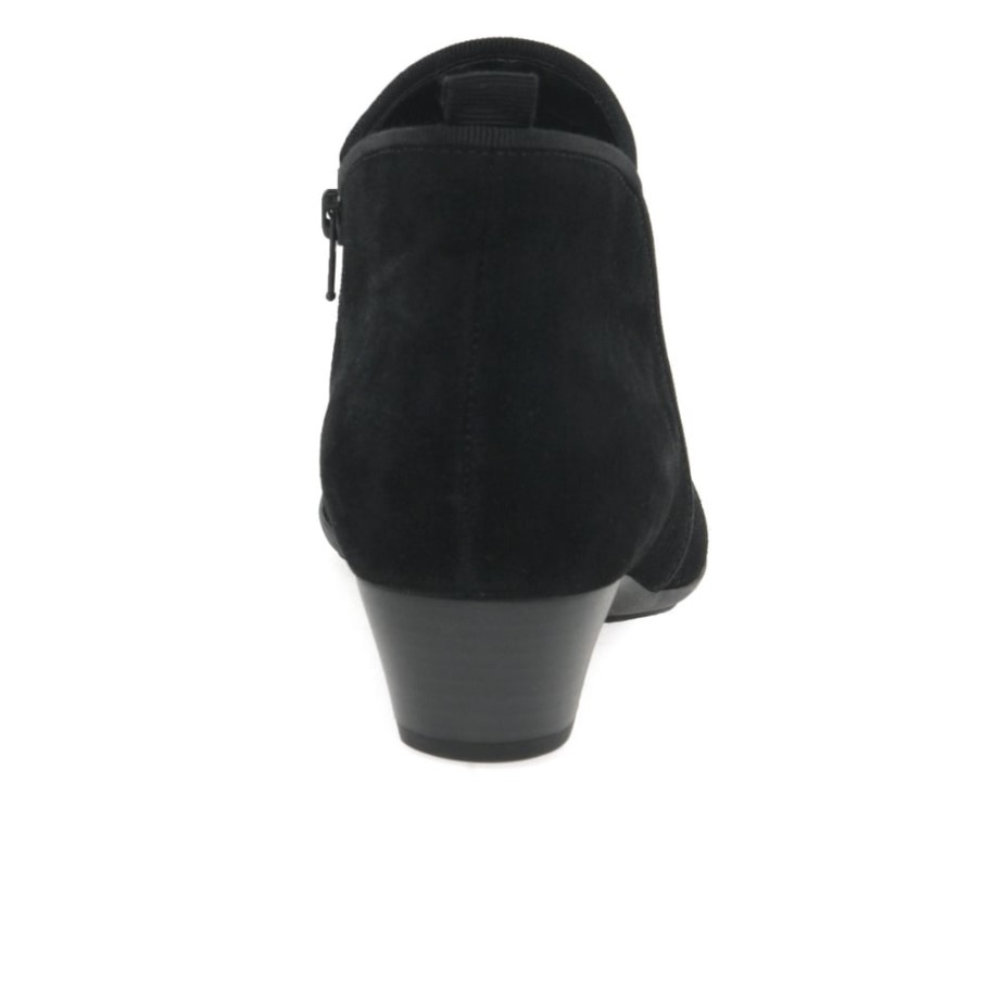 Bottines Femme Trudy En Daim Noir Gabor