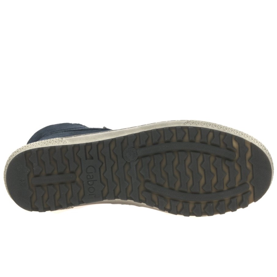 Bulner Bottines Décontractées Pour Femmes En Daim Marine Gabor