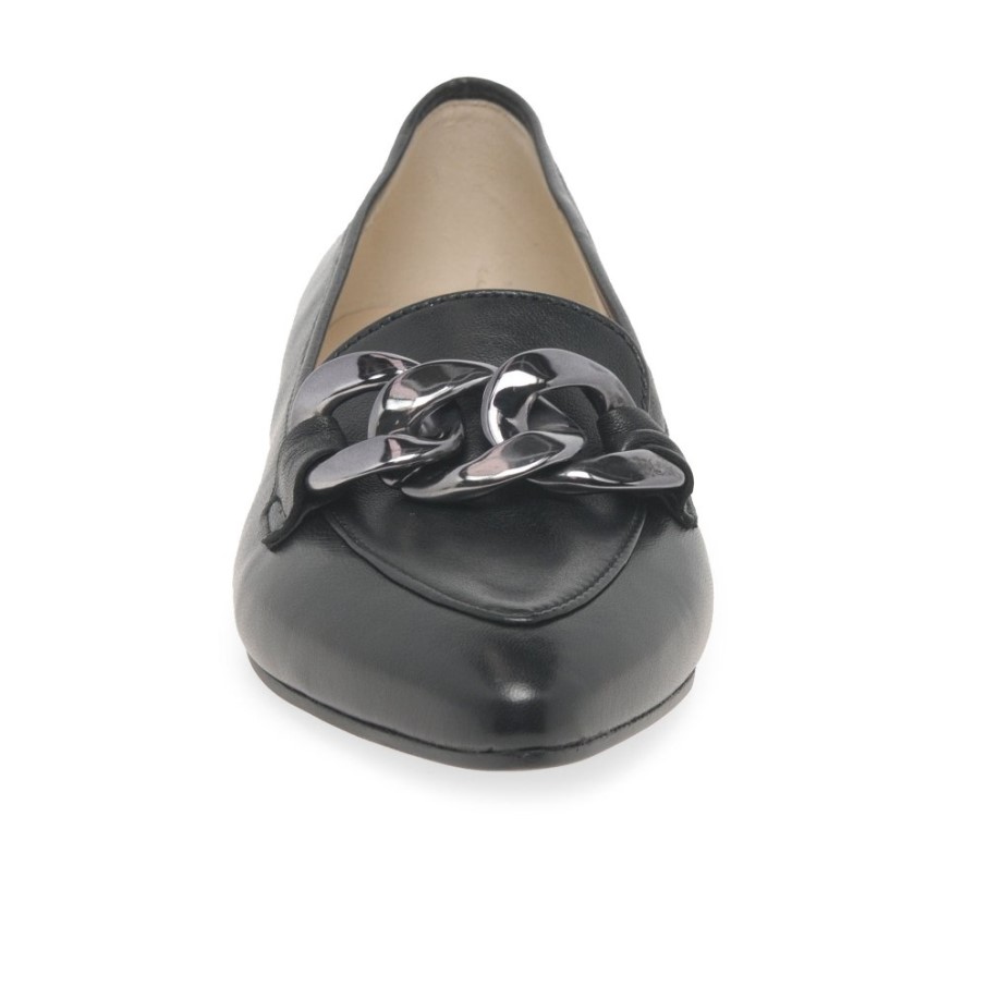 Carol Dames Chaussures En Cuir Noir Gabor