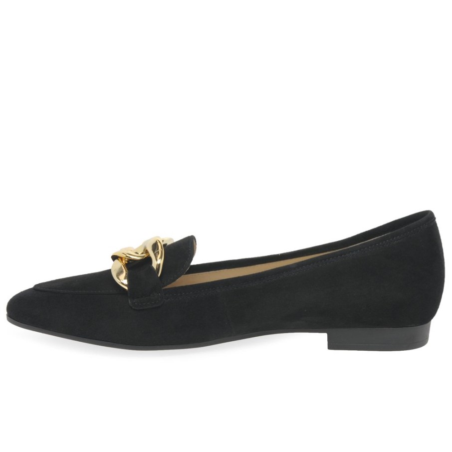 Carol Dames Chaussures Gabor Daim Noir