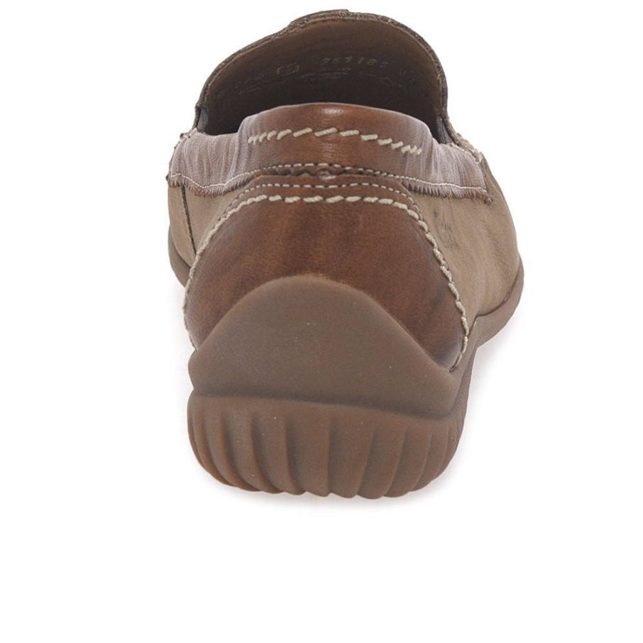 Corda Nubuck/tan California Sporty Mocassins Femmes Gabor
