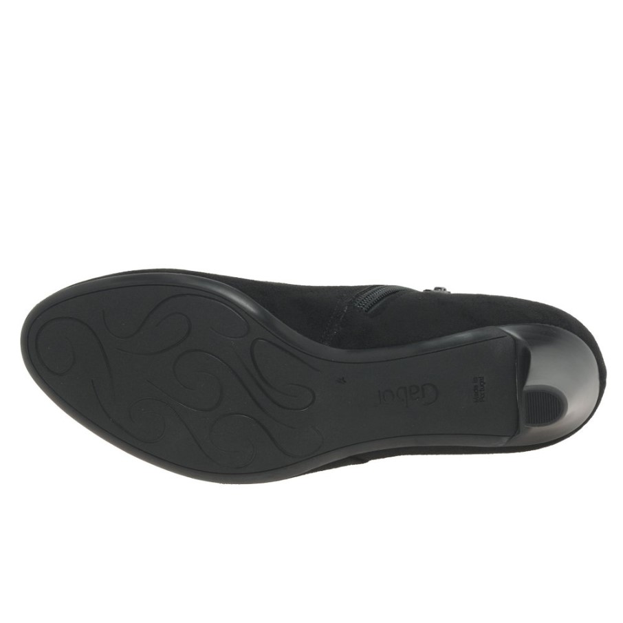 Fatale Bottines Femme Gabor Velet Noir