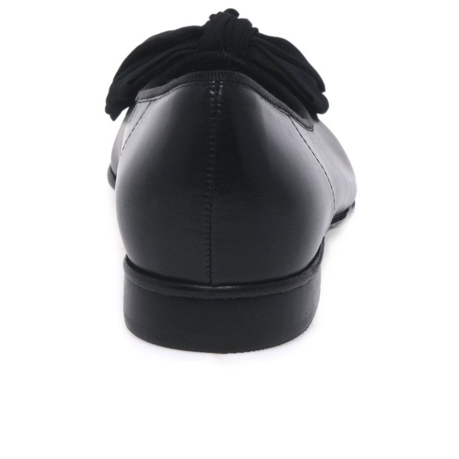 Gabor Amy Bow Trim Ballerines Femme Noir