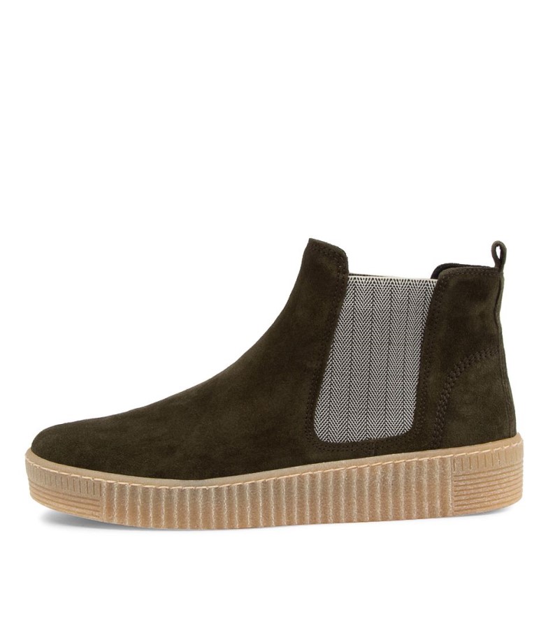 Gabor Angels Bottines En Daim Bouteille