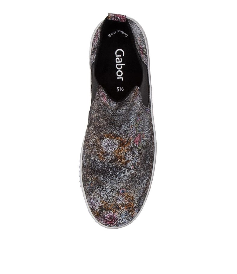 Gabor Angels Bottes Chelsea En Cuir Schwarz