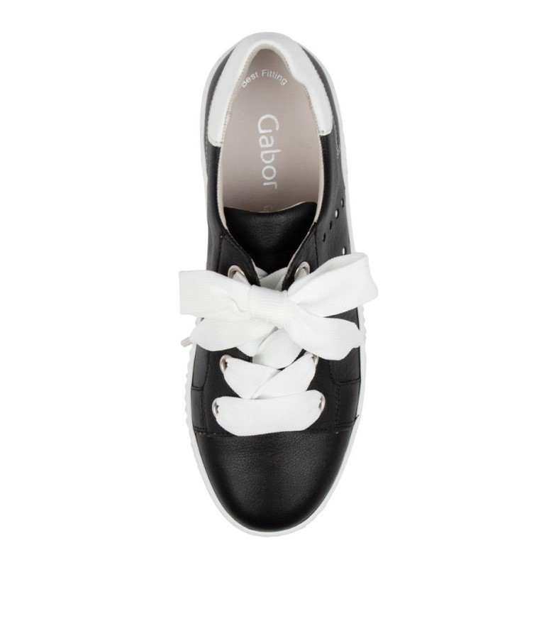 Gabor Cuir Ava Schwarz-weiss