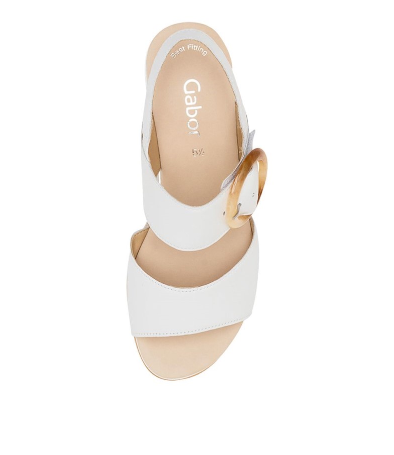 Gabor Betty Weiss Cuir