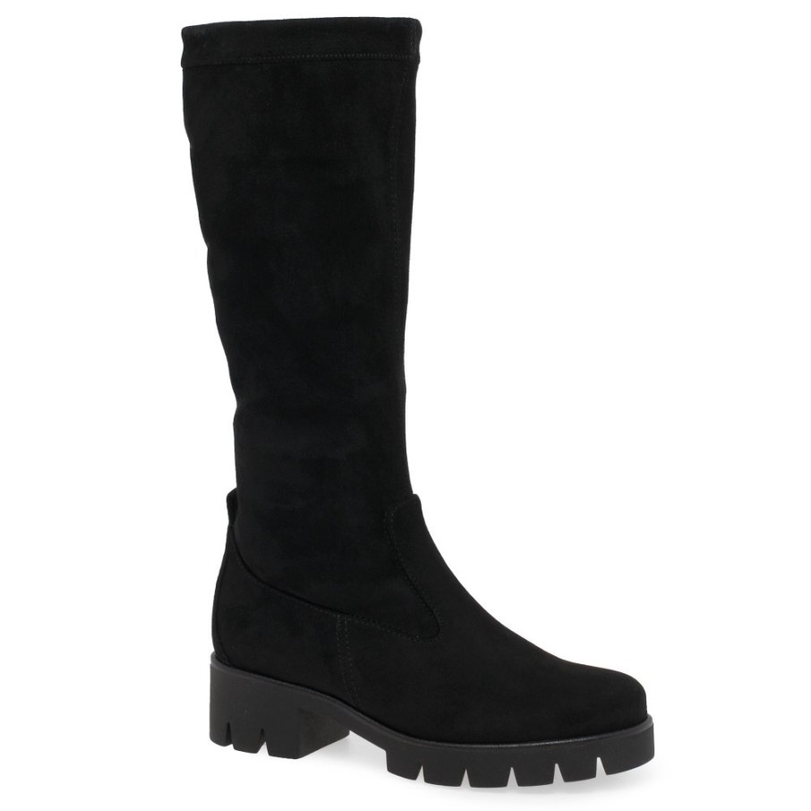 Gabor Noir Baku Bottes Longues Dames
