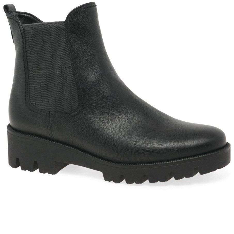 Gabor Bottes Chelsea Newport Noires Pour Femmes
