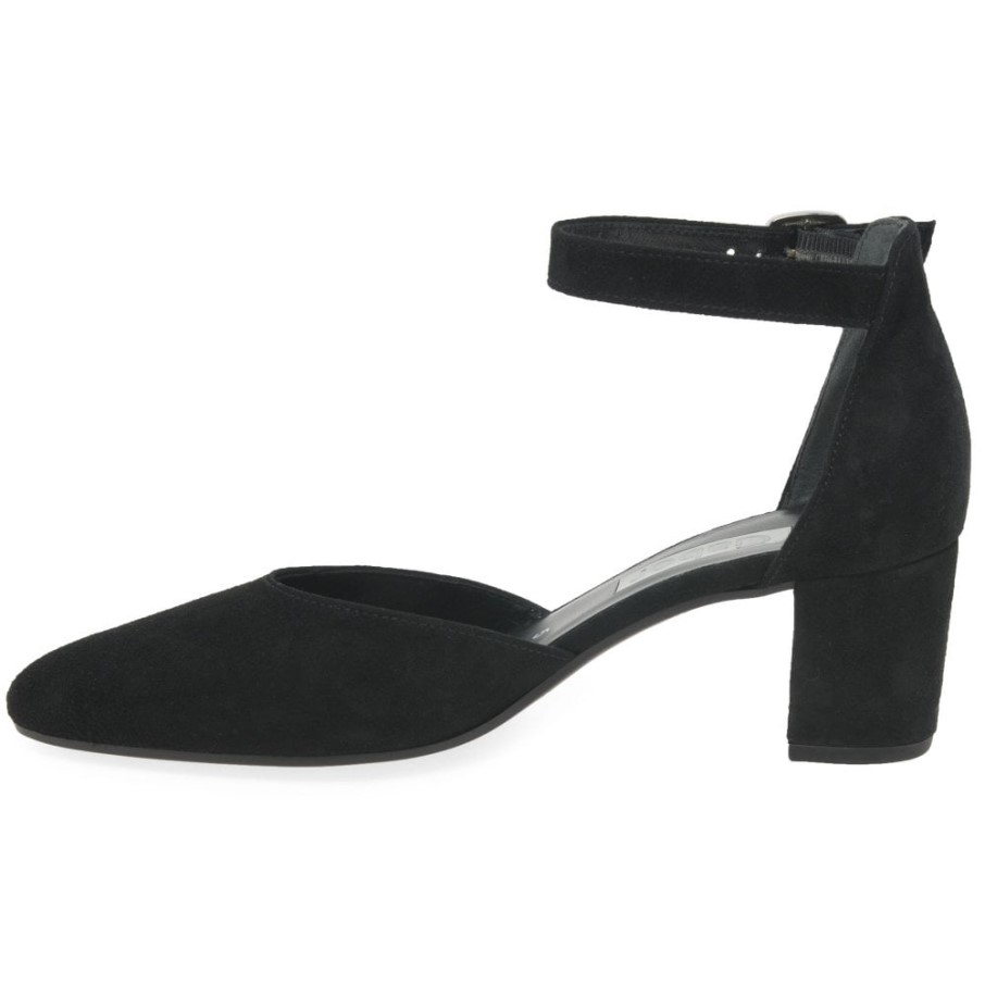 Gabor Escarpins Gala En Daim Noir Pour Femme