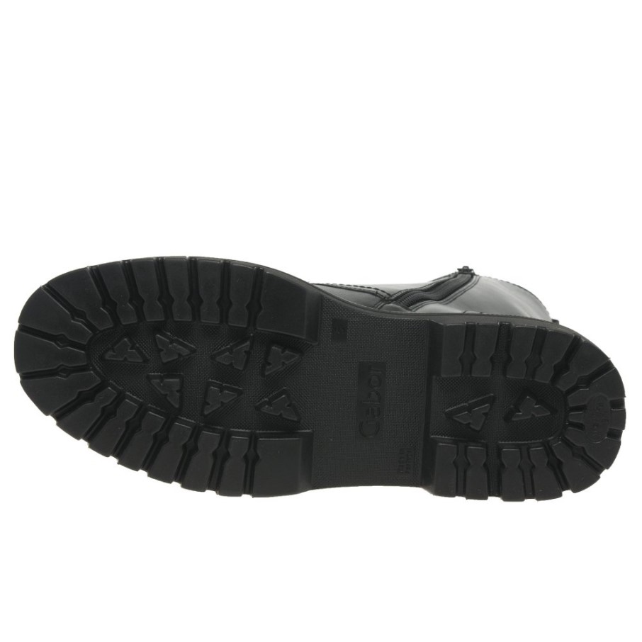 Gabor Bottes Militaires Pour Femmes Point De Genoa Noir/blanc