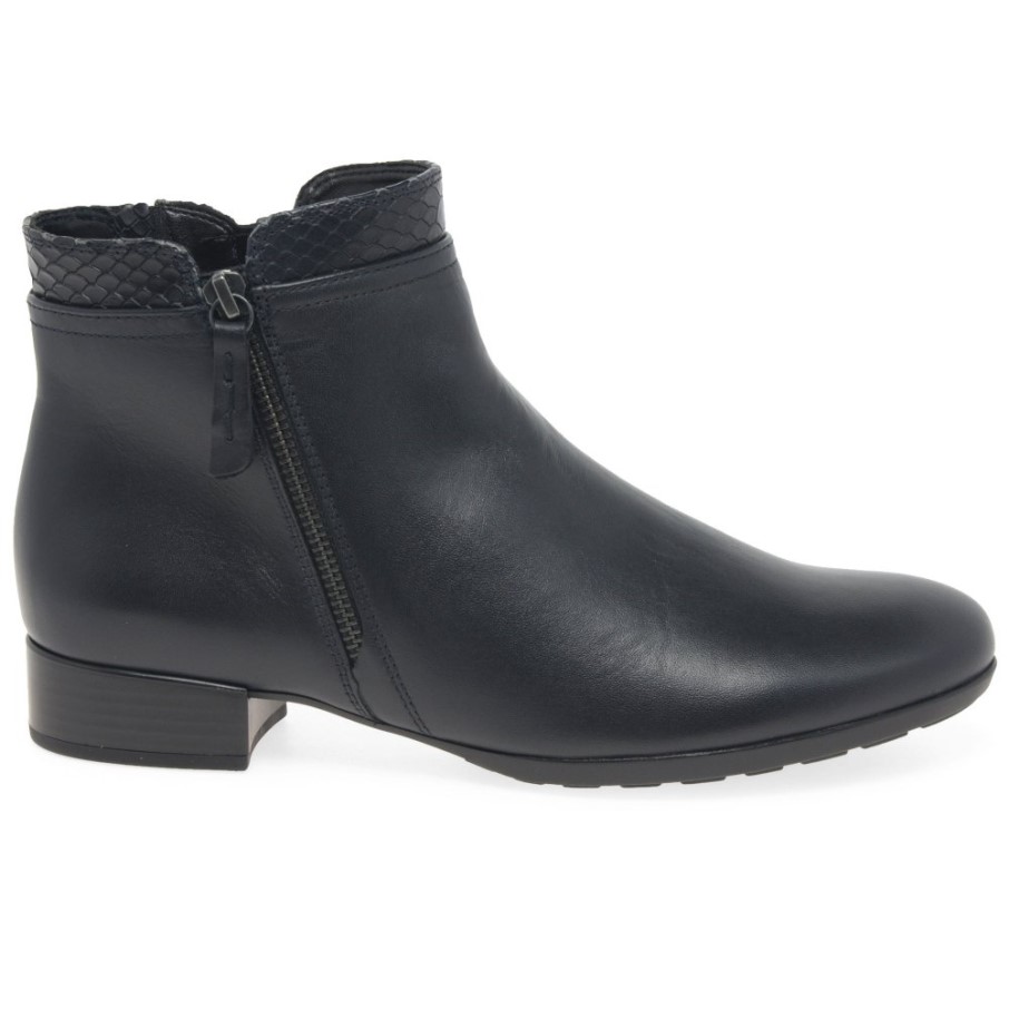 Gabor Briano Bottines Pour Femmes Minuit/serpent