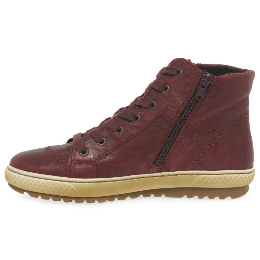 Gabor Bulner Bottines Casual Femme Rouge Foncé