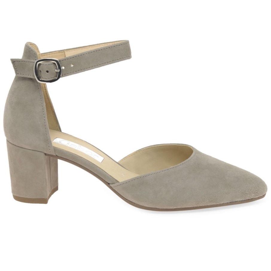 Gabor Gala Escarpins Ouverts Femme Visone Suède