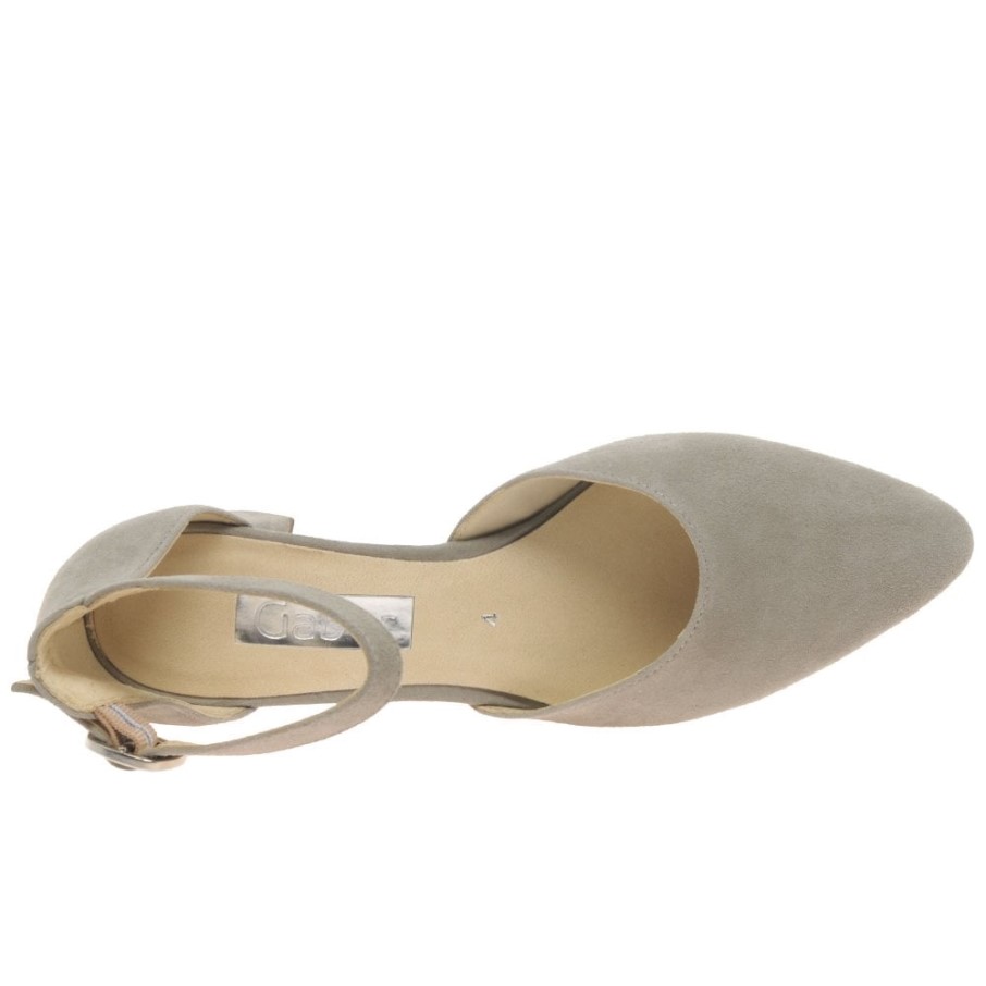 Gabor Gala Escarpins Ouverts Femme Visone Suède